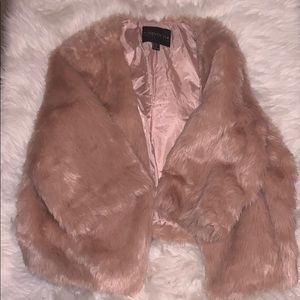 Forever 21 Pink fur jacket
